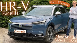 Honda HRV Facelift Review UK Better All Around 4K  Carcode [upl. by Nhguaved]