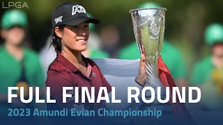 Full Final Round  2023 Amundi Evian Championship [upl. by Dewie10]