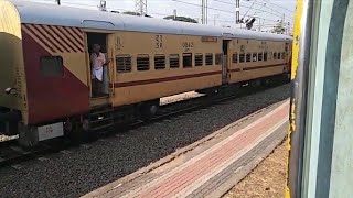 Kozhikode Thrissur passenger arriving at Shoranur Junction [upl. by Leeanne]