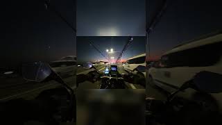 shorts Honda ADV350 Night Ride on FSM Bridge from Anatolia to Europe pov adv350 istanbul [upl. by Bowne]