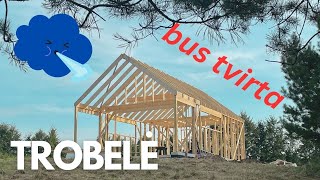 Statau trobelę 2 Išdygo sienos tinyhouse [upl. by Aileduab]