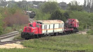 Fahrzeugparade im Heizhaus Strasshof Diesel und ELoksBlauer BlitzRangierloksteil3 [upl. by Albrecht155]