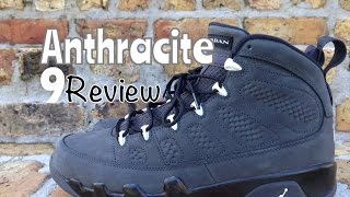 Air Jordan 9 Retro quotAnthracitequot Review [upl. by Silvano]