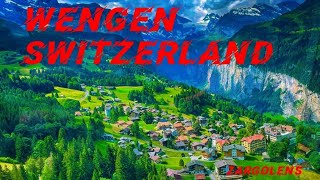 WENGEN SWITZERLAND 🇨🇭 Breathtaking Scenic walk 4K HDR 60fps by Zargolens [upl. by Catima]