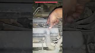 THROTTLE BODY AND ESPARK PLACK CLINING 🚘 automobile hyundai car modified viralvideo youtube [upl. by Anuaik]