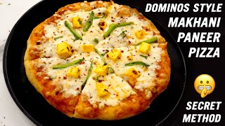 Dominos Style Paneer Makhani Pizza Recipe  Secret Method  CookingShooking [upl. by Cerys911]