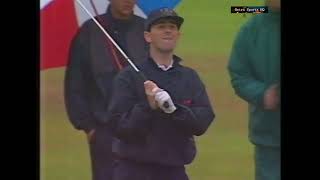 Tiger Woods as an amateur Walker cup Golf 1995 final holes [upl. by Orna54]