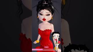 Betty boop in dress to impress roblox odetari dresstoimpress bettyboop recreation robloxshorts [upl. by Downing]