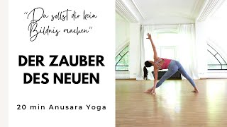 20 min Anusara® Yoga  Der Zauber des Neuen  mit Veronika Freitag [upl. by Niple]