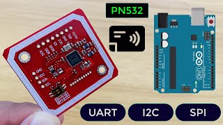 PN532 NFC RFID Module Tutorial  Interfacing PN532 with Arduino in UART I2C amp SPI Mode [upl. by Bartram]