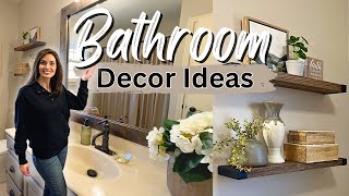 BATHROOM DECOR IDEAS  BATHROOM STYLING TIPS [upl. by Yengac]