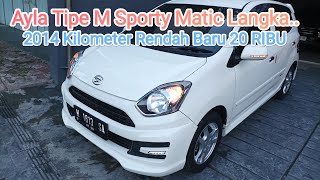 Daihatsu Ayla Tipe Langka M Sporty Matic 2014 Penasaran Dengan Mobil ini Kondisi Istimewa [upl. by Pippa46]