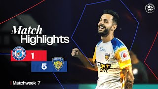 Match Highlights  Jamshedpur FC 15 Chennaiyin FC  MW 7  ISL 202425 [upl. by Iliak]