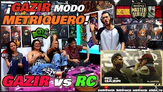 🔴COLOMBIANOS REACCIONAN a GAZIR vs RC  ¡GAZIR MODO METRIQUERO FMS INTERNACIONAL PLAY OFF 2024 [upl. by Notyal]