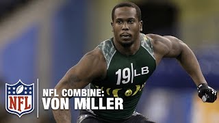 Von Miller LB Texas AampM  2011 NFL Combine Highlights [upl. by Gordie]