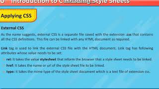 Class 7 Introduction to Cascading Style Sheets 1 [upl. by Etezzil751]