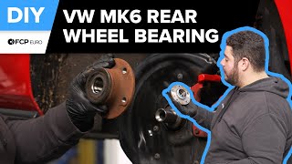 Volkswagen Jetta Rear Wheel Bearing Replacement 20112018 VW Mk6 Jetta GLI GTI Golf [upl. by Georgette243]