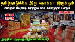 கண்ணுல எண்ணெயை ஊத்திட்டு Offer பாருங்க  Cheapest Furniture Market Tamil  Wholesale furniture [upl. by Ashia]