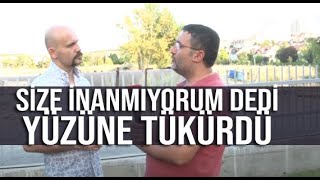 Beyaz TV muhabiri Levent Kelleci Atalay Demircinin yüzüne tükürdü [upl. by Eniortna181]