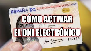 CERTIFICADO DIGITAL Cómo activar el DNI ELECTRÓNICO para hacer gestiones en internet [upl. by Airelav30]