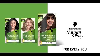 Natural amp Easy  Naturligt färgresultat och ingredienser av naturligt ursprung [upl. by Nylra]