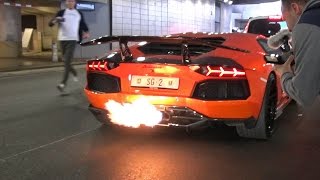 LAMBORGHINI AVENTADOR TOO LOUD FOR POLICE [upl. by Noid305]