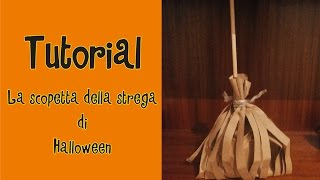 TutorialLa scopetta della strega di HALLOWEEN [upl. by Marcoux]