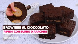 Brownies al cioccolato ripieni con burro d’arachidi sono irresistibili [upl. by Sanalda251]