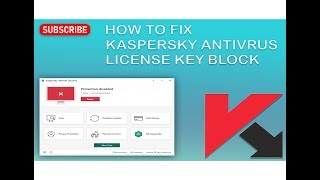 How to fix Kaspersky Antivirus subscription License key block Unknown Trick [upl. by Allenaj]