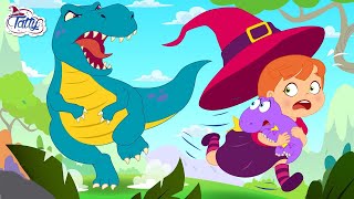 Voyage dans le temps  Tanny sauve le petit dinosaure 🦕 Dessin animé pour enfants sur les dinosaures [upl. by Atniuq]