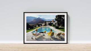 Poolside Glamour by Slim Aarons Framed Print [upl. by Zakaria]