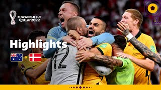 Socceroos waltz on  Australia v Denmark  FIFA World Cup Qatar 2022 [upl. by Cuhp]