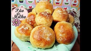 PÃO DE MILHO DE LATINHA  FOFINHO E FÁCIL DE FAZER [upl. by Tillfourd]