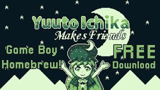 Yuuto Ichika Makes Friends Trailer  Game Boy Homebrew Free Download [upl. by Naesal80]