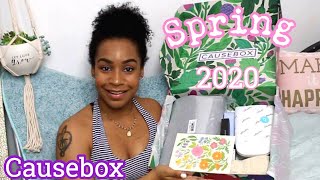 Causebox Spring 2020 Unboxing [upl. by Oirazan]