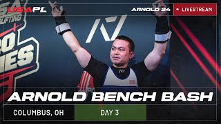 2024 USA Powerlifting Arnold Bench Bash [upl. by Nylsor]