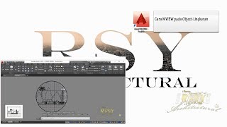 Cara menggunakan MVIEW pada Object Lingkaran di AUTOCAD [upl. by Melvin]