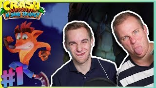 BASSE LESTERGAARD 🤣 Dansk Crash Bandicoot 1 [upl. by Einnep]