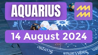 Aquarius horoscope  Aquarius Horoscope for Today 14 August 2024 [upl. by Ynalem]