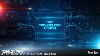 Technology Promo  After Effects Template  aetemplates [upl. by Ffej]