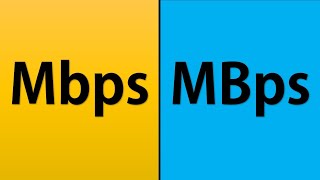 Mbps vs MBps  Explained [upl. by Riek]