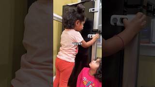 One more child lock successfully wasted 😂 chaithratara funny [upl. by Htabazile]