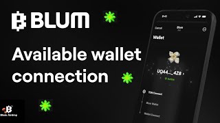 How To Connect Blum Wallet  Step By Step Guide [upl. by Attenad]