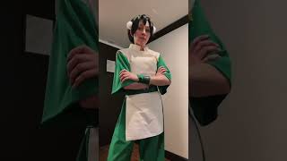 Tophs Voice Actor Cosplays As Toph ⛰💚  avatarthelastairbender cosplay shorts [upl. by Aicnilav]