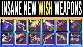 Destiny 2 ALL SEASON 23 WEAPONS Nasty Perk Rolls Nightfall Loot Wish Weapons Trials Guns amp More [upl. by Patrich]