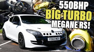 This BIG TURBO 550BHP Megane RS is SAVAGE [upl. by Atims]