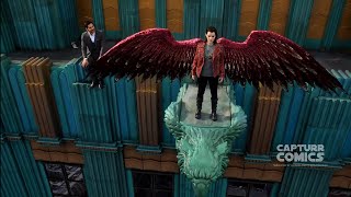 Lucifer sees Rory flying with her wings for the first time Scene  Lucifer 6x07 [upl. by Lahsram]