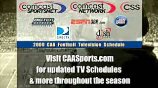 2009 CAA Football Media Day Video  Television Schedule [upl. by Michiko229]