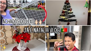 ACHADOS DO LIXO ♻️ JÁ É NATAL 🎄🙌🏻 VLOG 🇵🇹 [upl. by Ulysses]