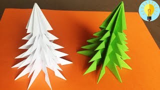 Basteln mit papier Weihnachtsbaum falten🎄 DIY Bastelideen [upl. by Ettevy]